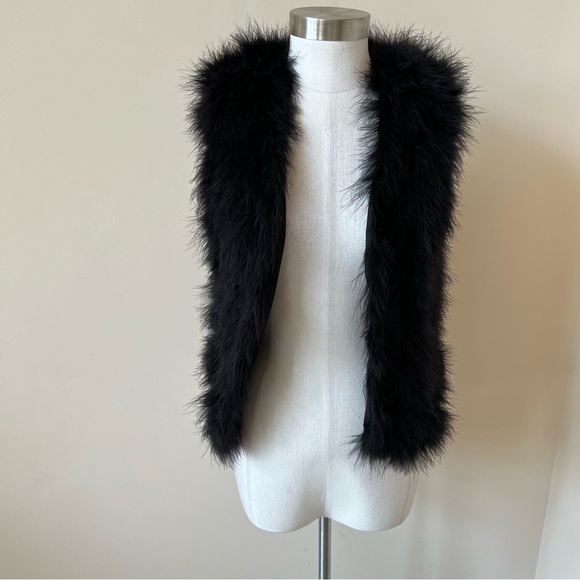 New! Club Monaco violet feather vest 13202 - Picture 5 of 13